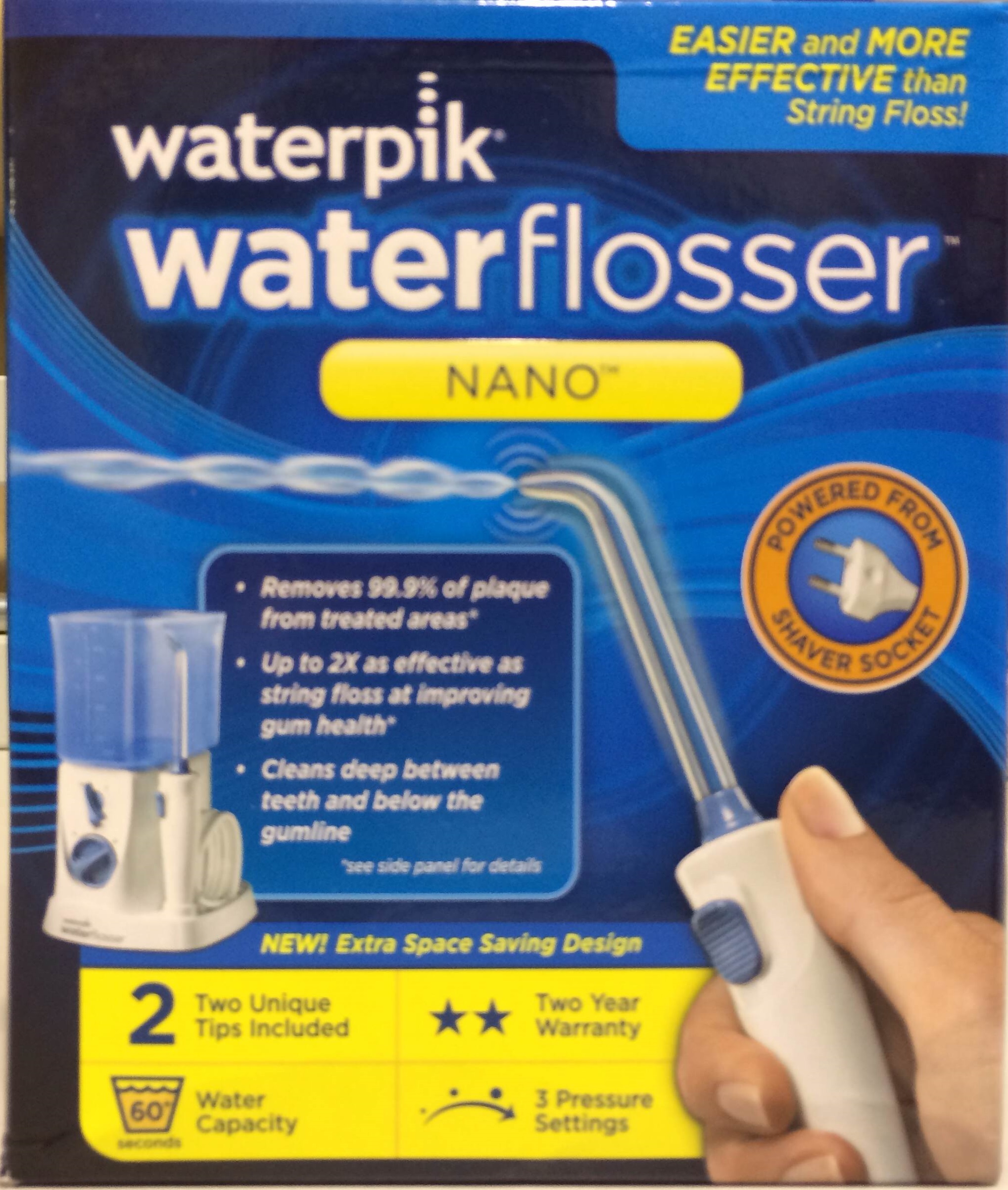 Waterpik WP250 Nano Dental Water Jet Flosser Irrigator Teeth Flossing